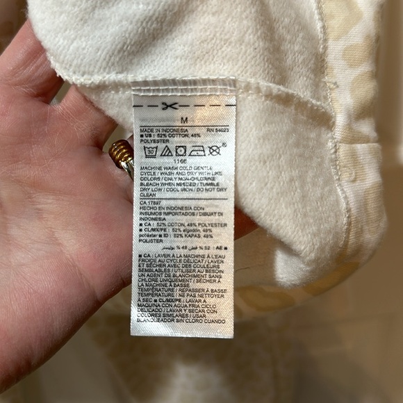 Old Navy Cream Patterned Jumpsuit - Picture 3 of 8